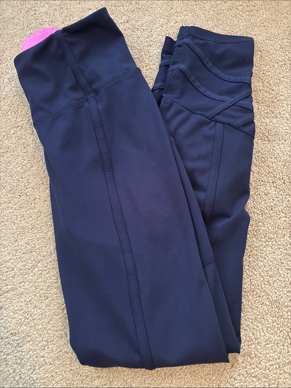 Lilly Pulitzer Luxletic Dark Navy High-Rise Workout Leggings Size XS